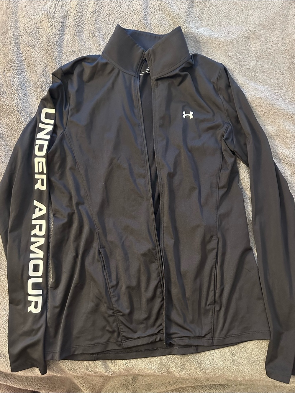 Under Armour Black HeatGear Lightweight Jacket